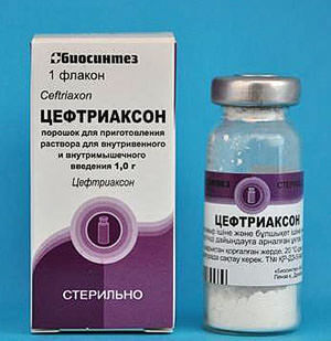 Антибиотик Цефтриаксон применяют для лечения гайморита