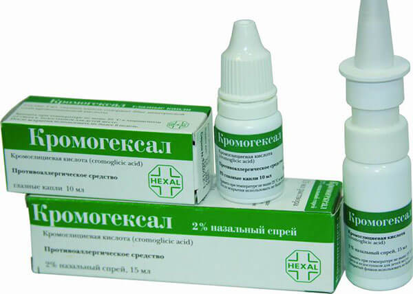 Антигистаминный препарат Кромогексал