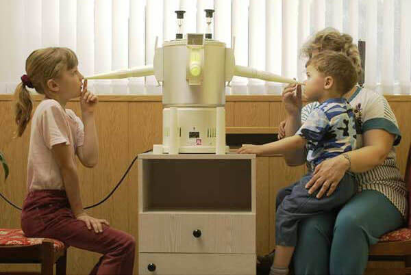 УВЧ-прогревание носа у детей